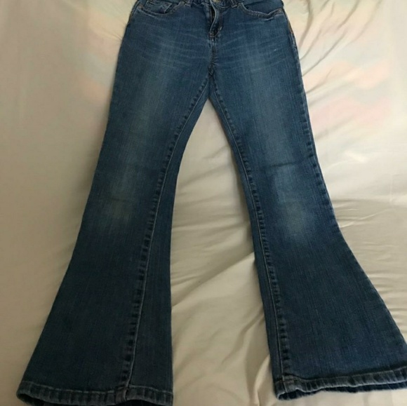 Girls Old Navy Jeans Slim Boot Cut Size 14 - Picture 2 of 4